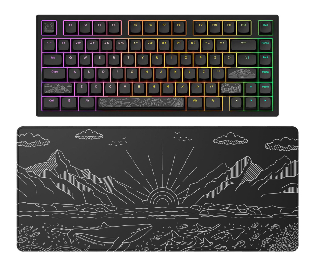 Dark Project ALU Terra Nostra Black Wired + podkładka - 1456110 - zdjęcie